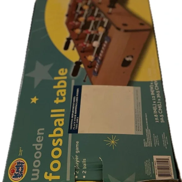 Premium Foosball Table with Black and Brown Finish - Picture 3 of 7